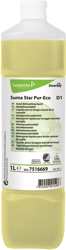 Suma Star Pur-Eco D1Handdiskmedel