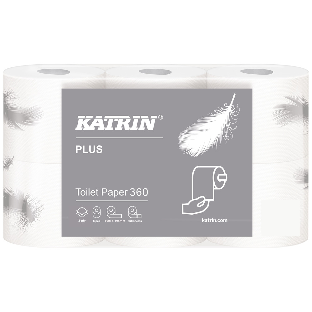 Katrin Plus 2 lager Toalettpapper