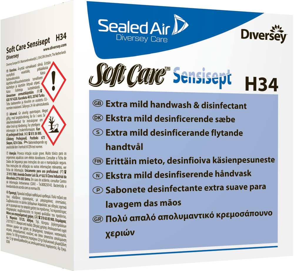 Soft Care Sensisept H34 Handtvål och desinfektionsmedel