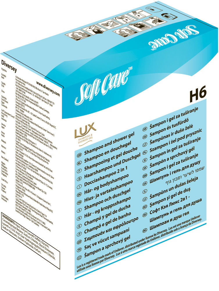 Soft Care Lux Professional 2-in-1 Schampo & Duschtvål