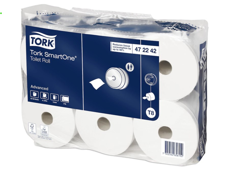 Tork T8 SmartOne 2 lager Toalettpapper