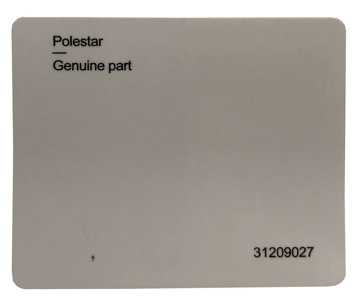 Labels on sheets, Polestar