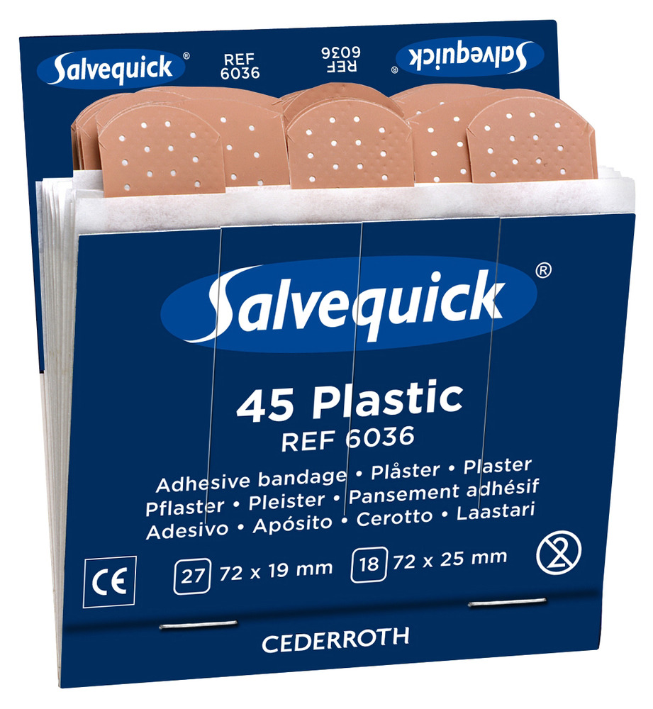 Salvequick Refill Plast Plåster