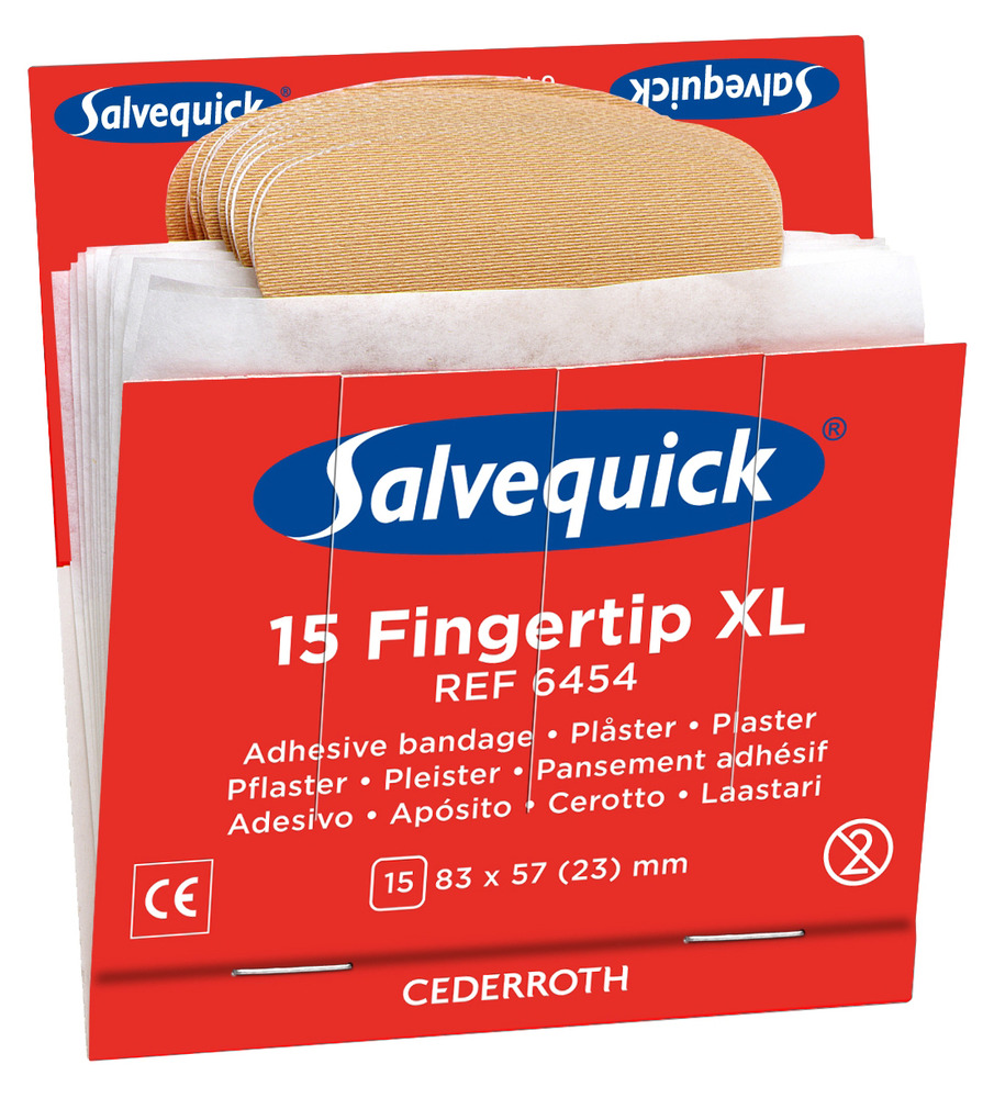 Salvequick Refill Fingertopp XL Plåster