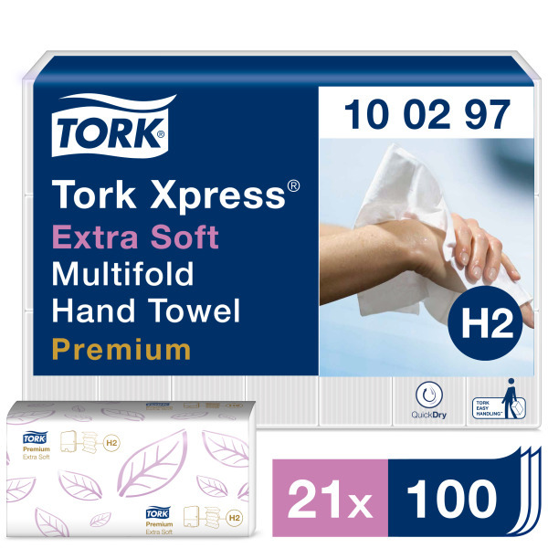 Tork Xpress Extra Mjuk Multifold Handduk H2